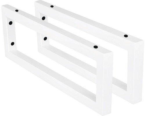 Twee metalen tafelpoten