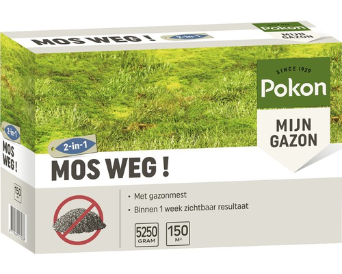 Pokon gazon mos verwijderaar 2-in-1 verpakking