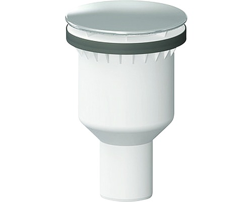 BREUER Douchebaksifon verticale uitloop chroom ø 90mm passend voor Modern Line Wastafelplug voor wastafel