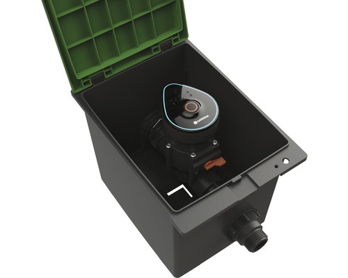 Gardena besproeiingscomputer in doos voor tuinbesproeiing