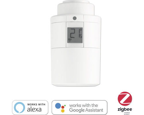 Digitale radiatorknop met Alexa en Google Assistant compatibiliteit