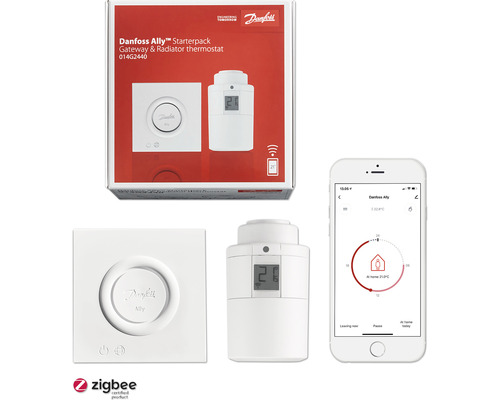 Danfoss Ally starterspakket voor gateway en radiatorkraan