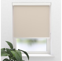 Beige verduisterend rolgordijn voor een raam