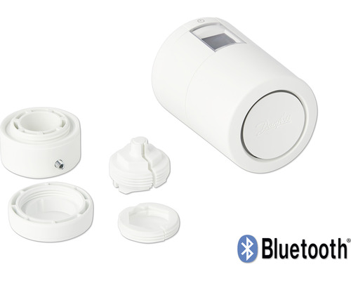 Danfoss Eco radiatorknop met bluetooth en montageadapters