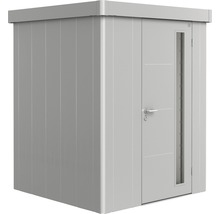 Metalen tuinhuis met deur en zijraam