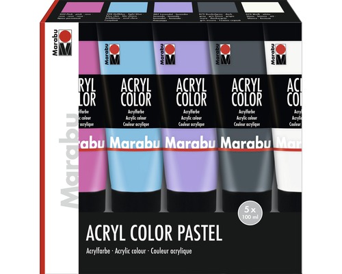 MARABU Acrylverfset pastel 5 x 100 ml