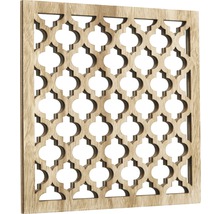 Decoratieve houten plaat met patroon