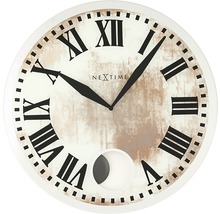 NEXTIME Wandklok Romana wit ø 43 cm