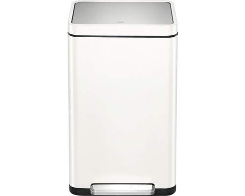 Witte EKO pedaalemmer met rechthoekig ontwerp