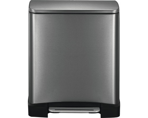 Metalen afvalemmer met voetpedaal voor afvalverwerking