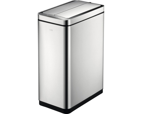 Rechthoekige afvalemmer van roestvrij staal met deksel