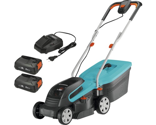 Gardena accu grasmaaier met accu''s en oplader