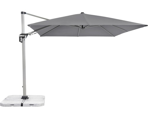 DOPPLER Zweefparasol Active II antraciet 350x260 cm