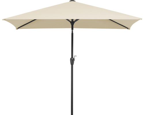 Rechthoekige parasol met slinger mechanisme