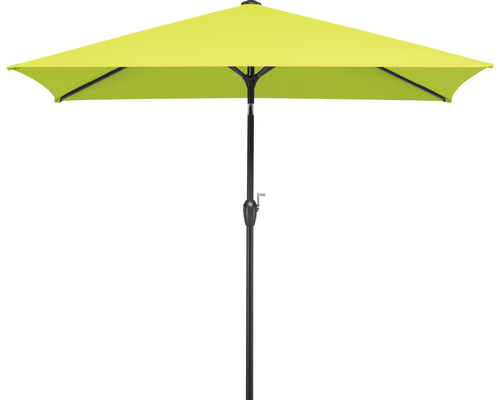 Rechthoekige parasol met zwart frame