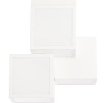 Vierkante witte led-wandlamp