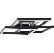 Vierkante LED-plafondlamp van metaal