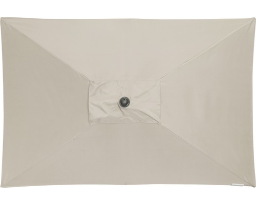 Rechthoekige parasol van bovenaf