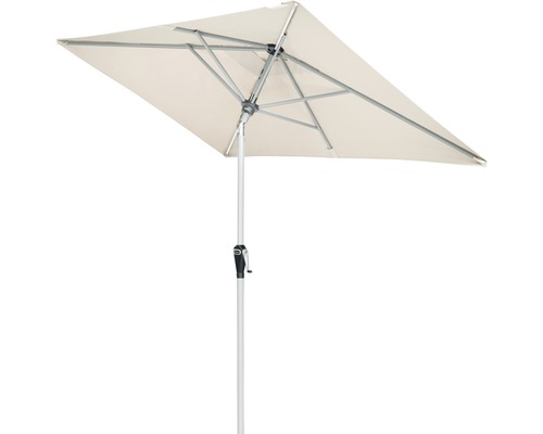 Rechthoekige parasol met slinger mechanisme