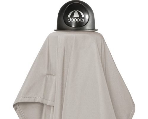 Gesloten zakparaplu met Doppler logo