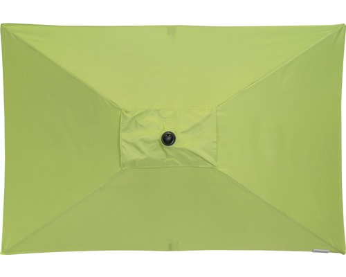 Rechthoekige parasol van bovenaf