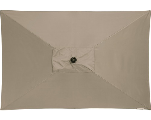 Rechthoekige parasol van bovenaf