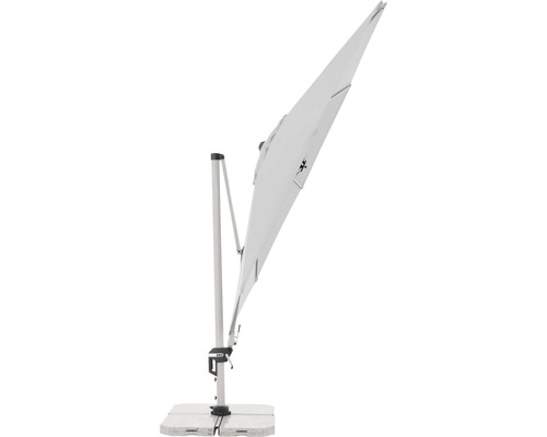 Vrijstaande parasol met voet