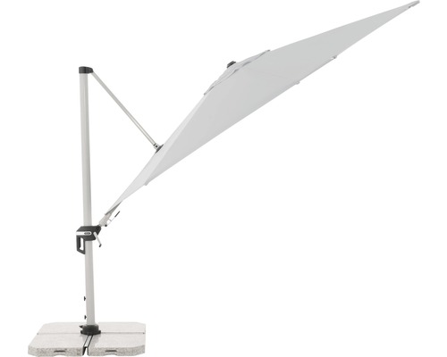 Vrijhangende parasol met voet