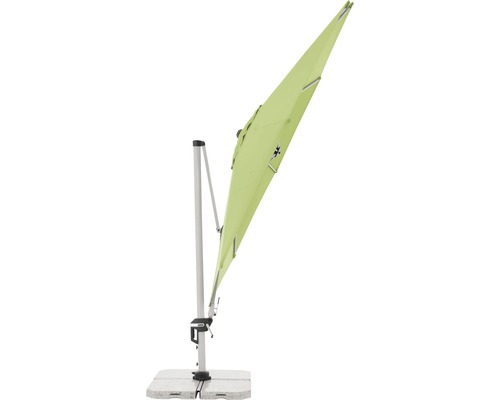 Vrijhangende parasol met voet