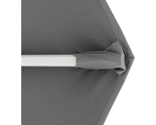 Detailopname van een parasol met bekleding en balein