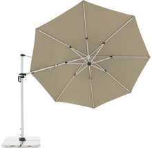 Vrijhangende parasol met stevige voet voor buiten