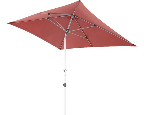 Rechthoekige parasol voor de tuin