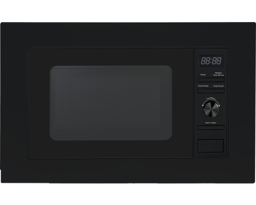 Zwarte inbouwmagnetron