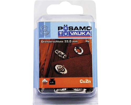 Draaibare sluiting 33 millimeter, 4 stuks
