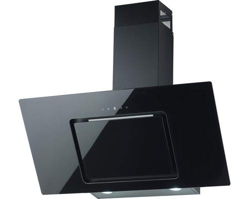 Zwarte afzuigkap voor de keuken