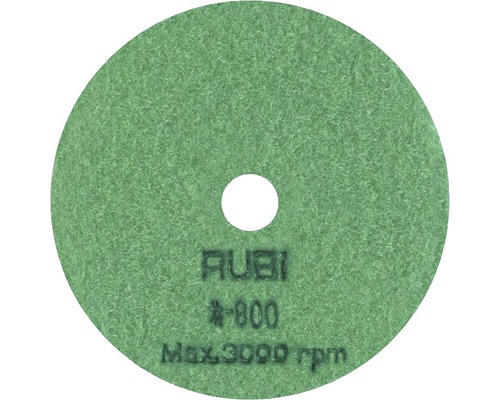 Polijstschijf van vilt met een maximaal toerental van 3000 toeren per minuut