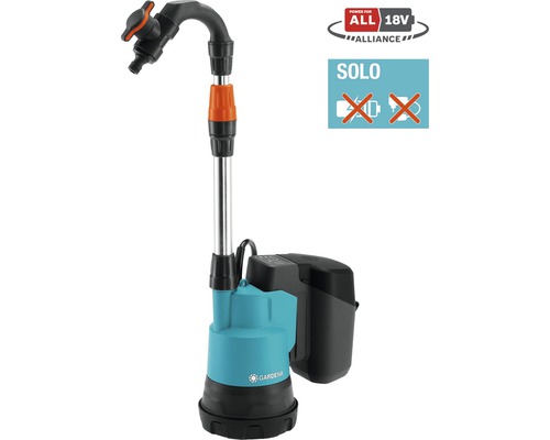 GARDENA Accu Regentonpomp 2000/2 P4A solo excl. 18 V accu en lader, 2.000 l/u Gardena Accu-regentonpomp, zonder accu en lader