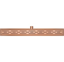 Douchegoot Prima geborsteld koper 90x7 cm