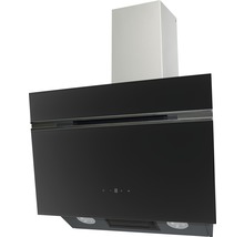 Wandschouwkap van roestvrij staal en glas voor de keuken