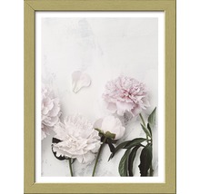 Ingelijste foto met bloemmotief