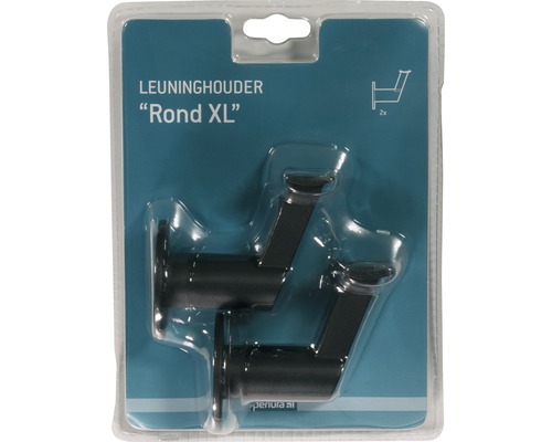 Verpakking met twee ronde leuninghouders XL
