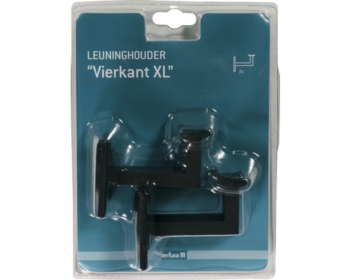 Verpakking met twee Vierkant XL leuninghouders