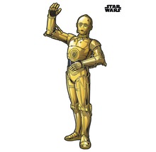 Illustratie van Star Wars C-3PO met opgeheven hand