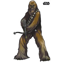 Chewbacca Star Wars sticker met wapen