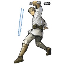 Star Wars Luke Skywalker illustratie met lichtzwaard
