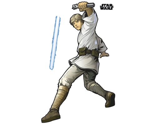 KOMAR Muursticker Star Wars XXL Luke Skywalker 127x200 cm