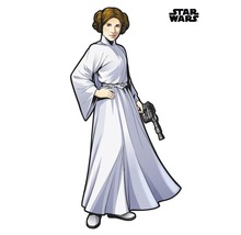 Star Wars Prinses Leia kartonnen standbeeld