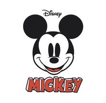 Mickey Mouse gezicht met Disney logo