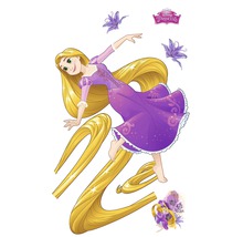 Muursticker met Rapunzel-motief