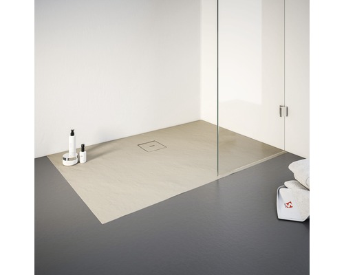 Badkamer met inloopdouche en douchegoot